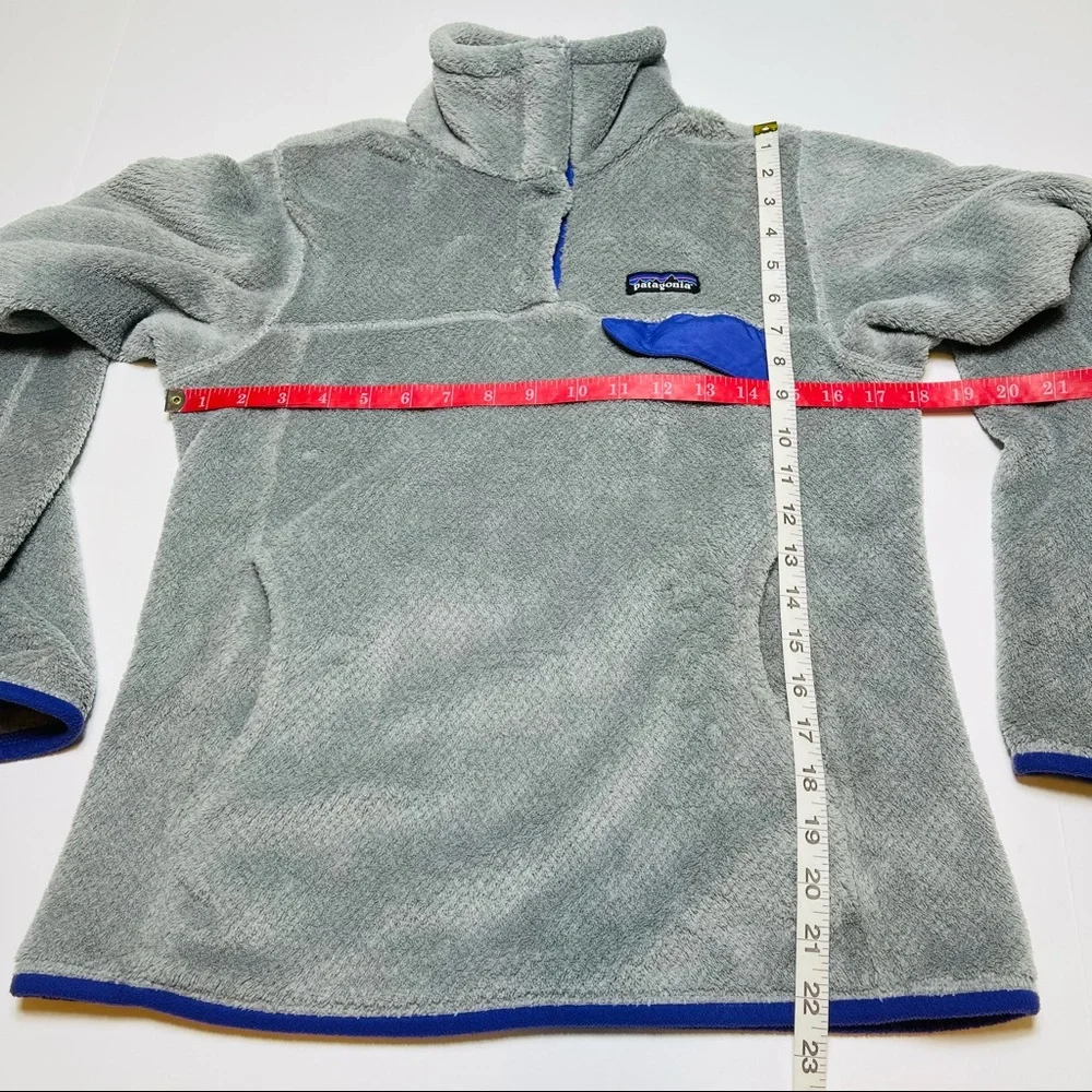 Patagonia Retool Snap-T Fleece Pullover Gray Purple Size Small - Picture 8 of 9